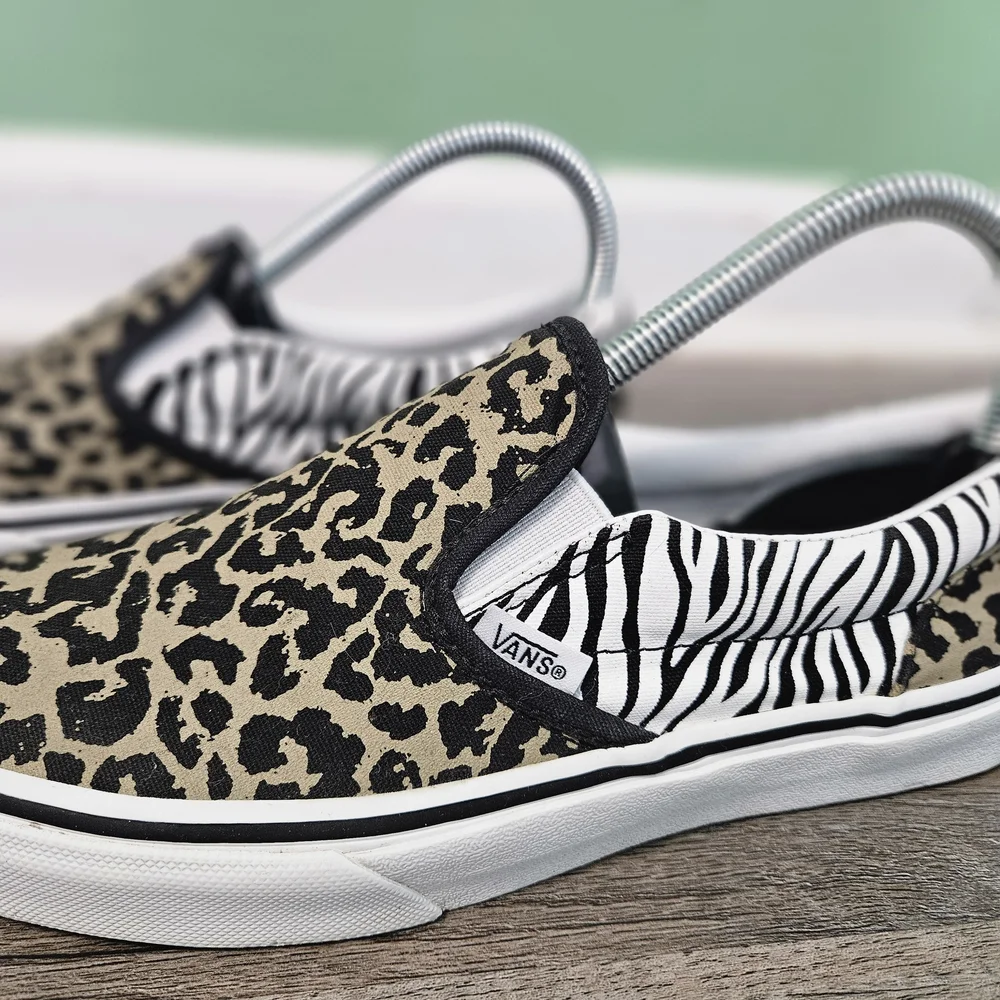 Vans Animal Mix (Cheetah & Zebra) Slip-On‎ Shoes